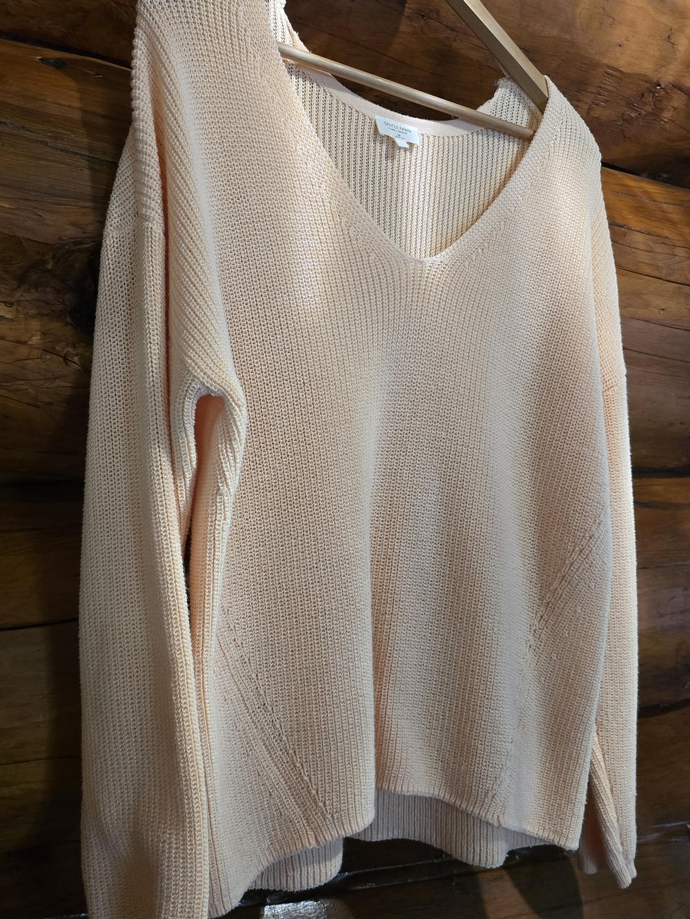 Gentle Fawn Peach Tucker Sweater